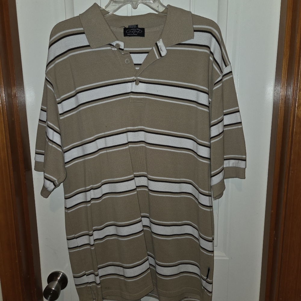 Caltop XXL Y2K 90s Cholo Polo Shirt